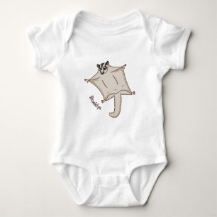 Niedliche Cartoon-Illustration Baby Strampler