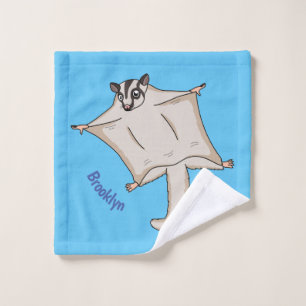 Niedliche Cartoon-Illustration Badhandtuch Set