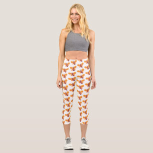 Niedliche Cartoon-Illustration Capri Leggings