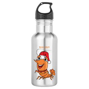 Niedliche Cartoon-Illustration Edelstahlflasche