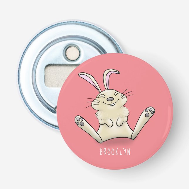 Niedliche Cartoon-Illustration Flaschenöffner (Vorderseite)