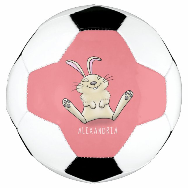 Niedliche Cartoon-Illustration Fußball (Vorderseite)