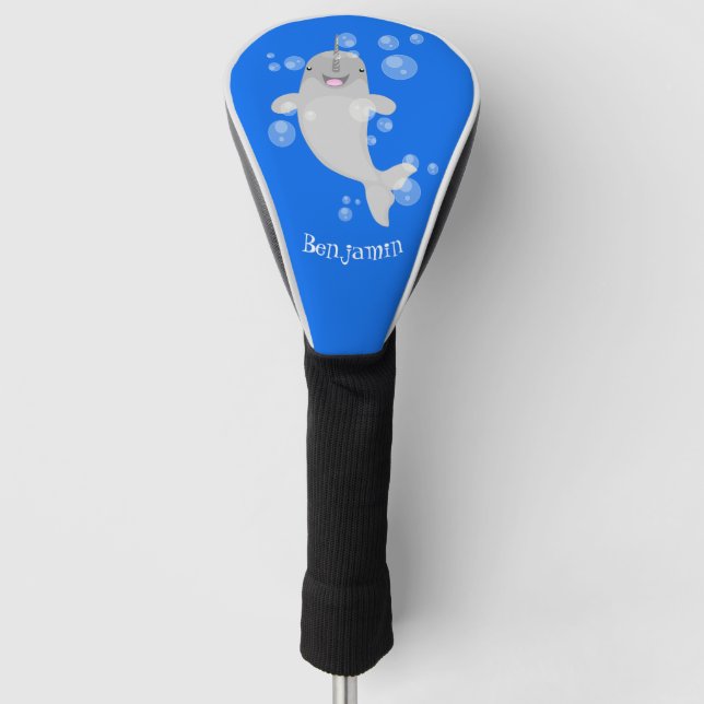 Niedliche Cartoon-Illustration Golf Headcover (Vorderseite)