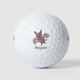 Niedliche Cartoon-Illustration Golfball