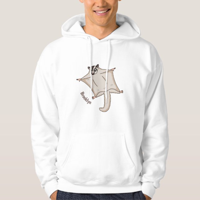 Niedliche Cartoon-Illustration Hoodie (Vorderseite)
