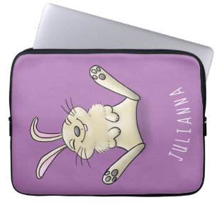 Niedliche Cartoon-Illustration Laptopschutzhülle