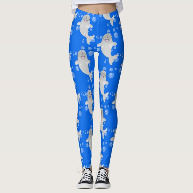 Niedliche Cartoon-Illustration Leggings (Vorderseite)