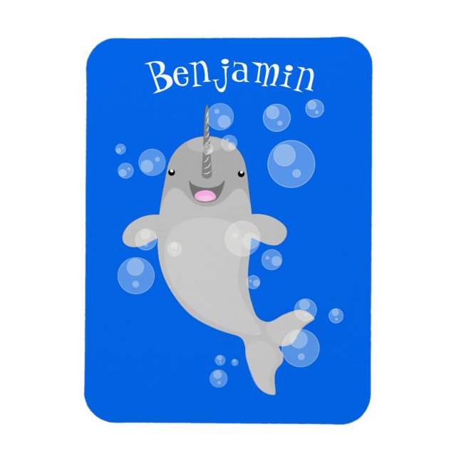 Niedliche Cartoon-Illustration Magnet (Vertikal)