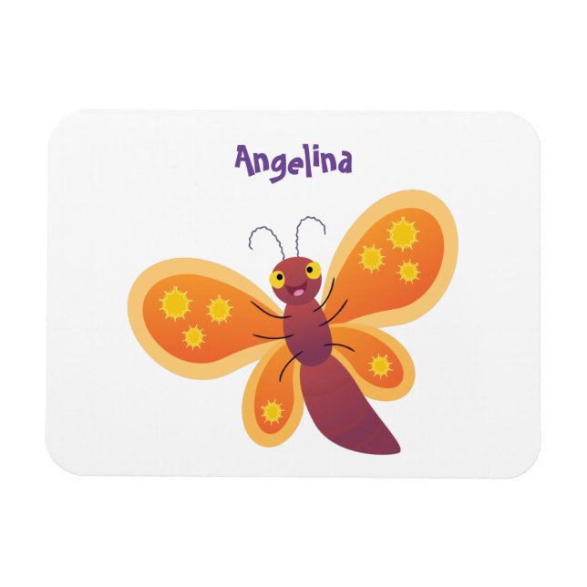 Niedliche Cartoon-Illustration Magnet (Horizontal)