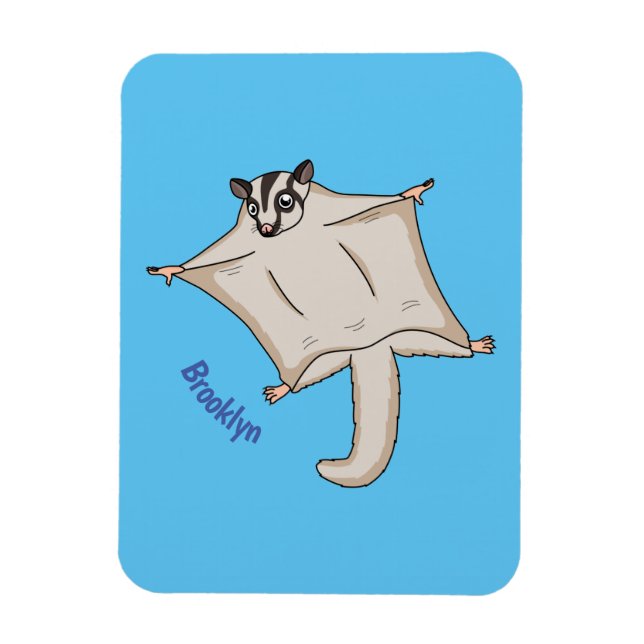 Niedliche Cartoon-Illustration Magnet (Vertikal)