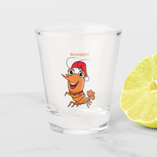 Niedliche Cartoon-Illustration Schnapsglas (Vorderseite)