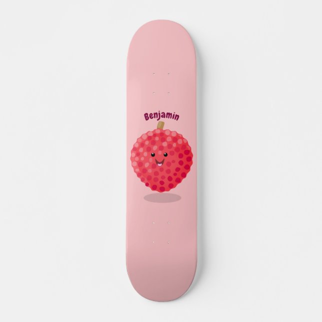 Niedliche Cartoon-Illustration Skateboard (Vorne)