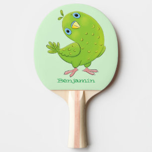 Niedliche Cartoon-Illustration Tischtennis Schläger