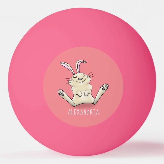 Niedliche Cartoon-Illustration Tischtennisball (Vorderseite)