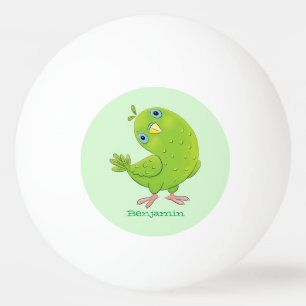 Niedliche Cartoon-Illustration Tischtennisball