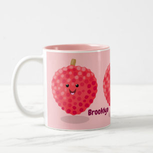 Niedliche Cartoon-Illustration Zweifarbige Tasse