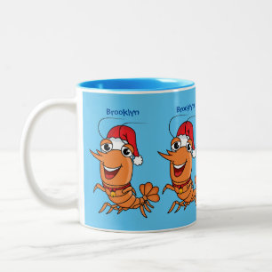 Niedliche Cartoon-Illustration Zweifarbige Tasse