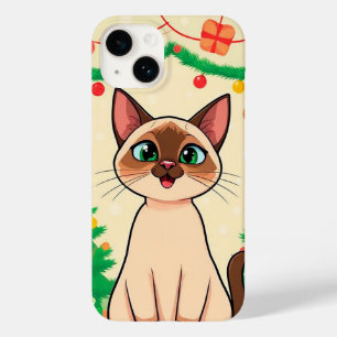 Niedliche Cartoon-Katze Case-Mate iPhone 14 Hülle