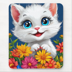 Niedliche Cartoon-Katze Mousepad