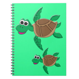 Niedliche Cartoon-Schildkröte Notizblock
