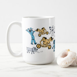 Niedliche Cartoon. T-Shirt Kaffeetasse