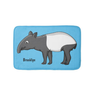 Niedliche Cartoon Tape Illustration Badematte