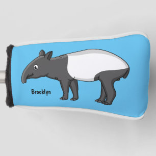 Niedliche Cartoon Tape Illustration Golf Headcover