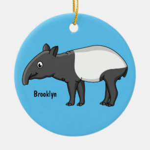 Niedliche Cartoon Tape Illustration Keramik Ornament