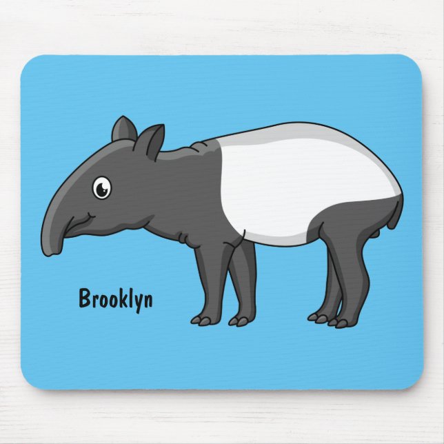 Niedliche Cartoon Tape Illustration Mousepad (Vorne)