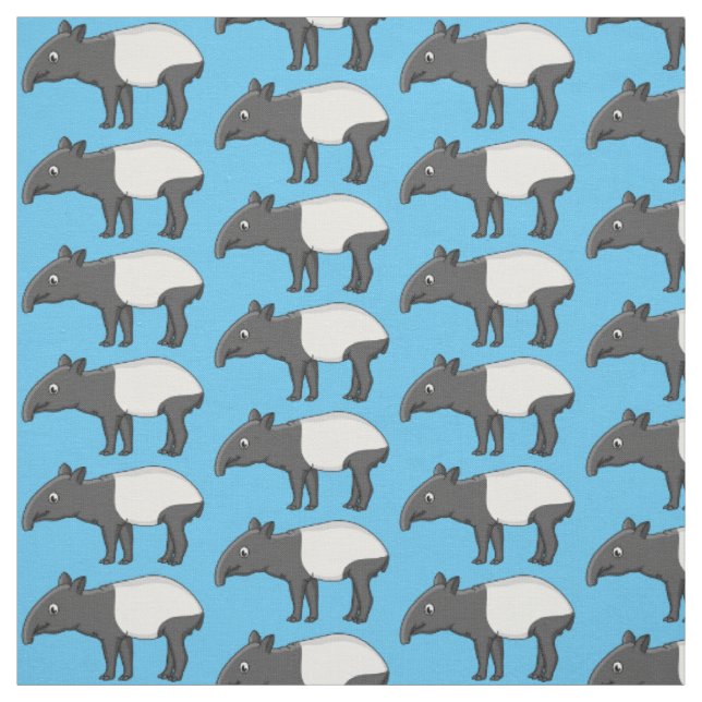 Niedliche Cartoon Tape Illustration Stoff (Muster)