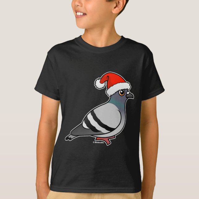 Niedliche Cartoon-Taube Sankt T-Shirt (Vorderseite)