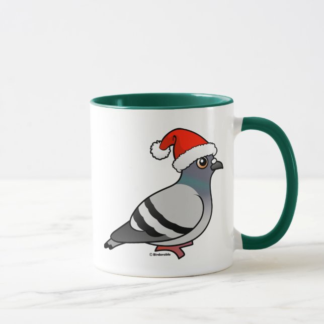 Niedliche Cartoon-Taube Sankt Tasse (Rechts)