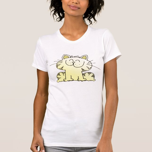 Niedliche CartoonKitty| niedliche Kitty-Katze T-Shirt (Vorderseite)
