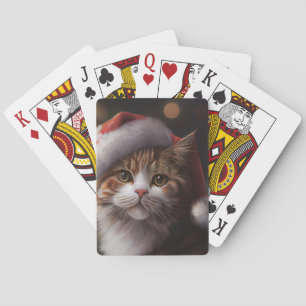NIEDLICHE CAT-CHRISTMAS SPIELKARTEN