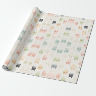 NIEDLICHE CAT GESCHENKPAPIER