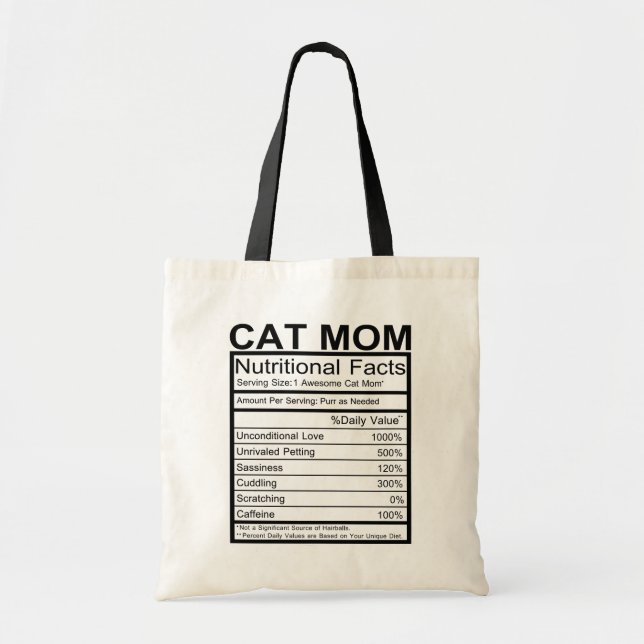 Niedliche Cat Mama Kitten Black Kitty Crazy Cat La Tragetasche (Vorne)