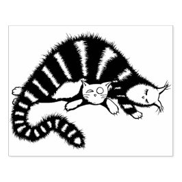 Niedliche Cat Mama Liebe Gummistempel