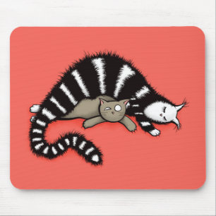 Niedliche Cat Mama Liebe Mousepad