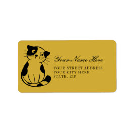 Niedliche Cat Mark Address Labels für Mailings Adressaufkleber