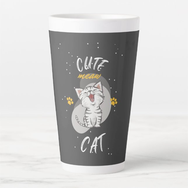 NIEDLICHE CAT MILCHTASSE (Vorderseite)
