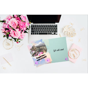 Niedliche Cat Snugggtime wird gut Karte