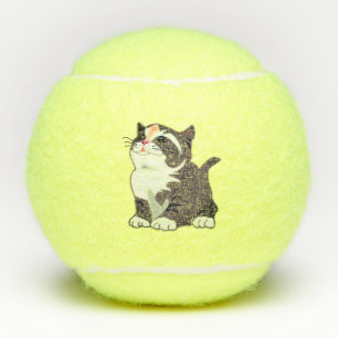 Niedliche Cat Tennis Balls Tennisbälle