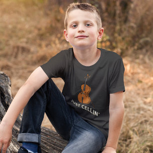 Niedliche Cellist Birthday Gag Geschenk für Jungs  T-Shirt