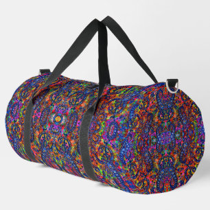 Niedliche Chakra-Muster-Checkbook-Cover Duffle Bag