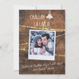 Niedliche Challah Days 1-Foto Holiday Hanukka Card