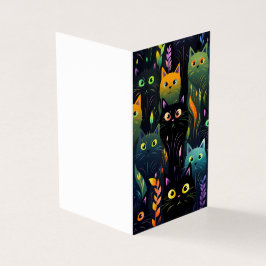 Niedliche Chat-Karte