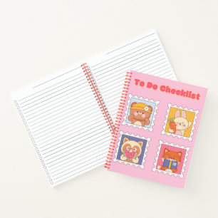Niedliche Checkliste für Kawaii 💗 ✨ 💛 Notizbuch