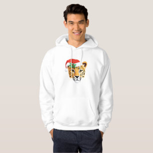 Niedliche Cheetah Safari Weihnachtskostüm Squad Hoodie