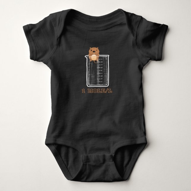 Niedliche Chemie Baby Strampler (Vorderseite)