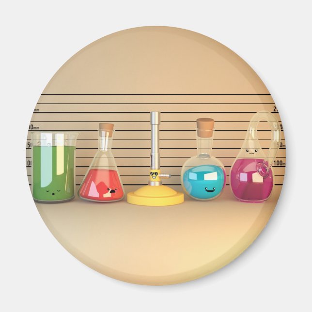 Niedliche Chemie Magnet (Vorne)